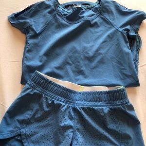 Ivivva girl Top and Short size 7